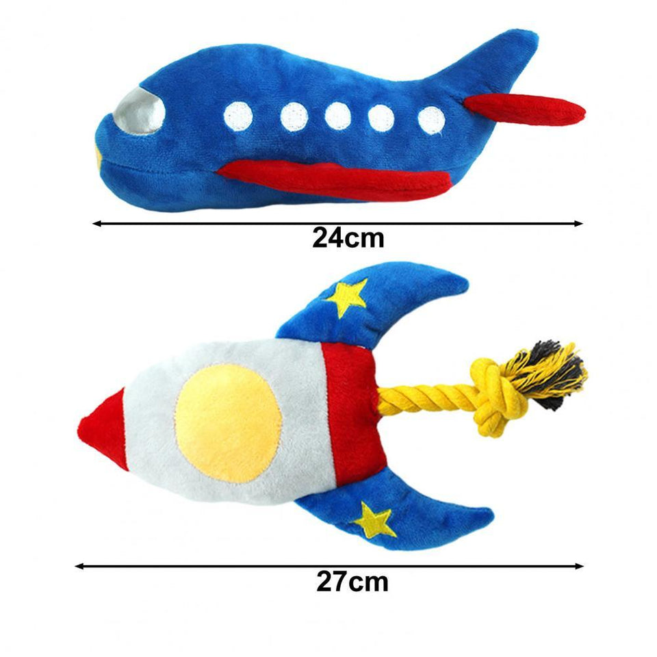 Dog Knot Plush Toy Cartoon Cotton Rope Pet Interactive Toy Cleaning Teeth Chew Toy