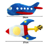 Dog Knot Plush Toy Cartoon Cotton Rope Pet Interactive Toy Cleaning Teeth Chew Toy