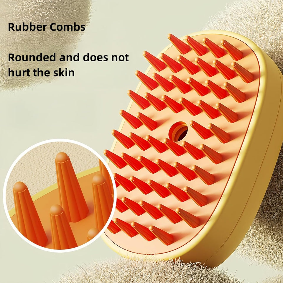 Cat Steam Brush Dog Steam Brush Silicone Steam Pet Brush For Dogs Cats