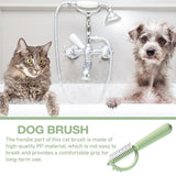 Cat Brush Self Cleaning Slicker Pets Grooming Tool With Cute Dinosaur Shape Double-sided