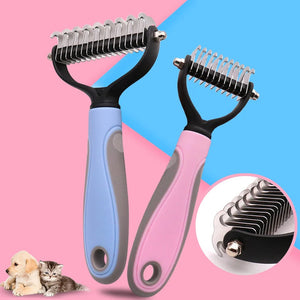 Pets Fur Knot Cutter Dog Grooming Shedding Tools Pet Cat Hair Removal