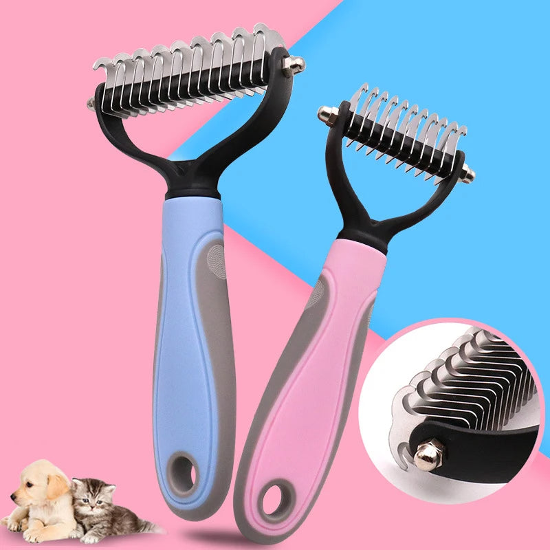 Pets Fur Knot Cutter Dog Grooming Shedding Tools Pet Cat Hair Removal