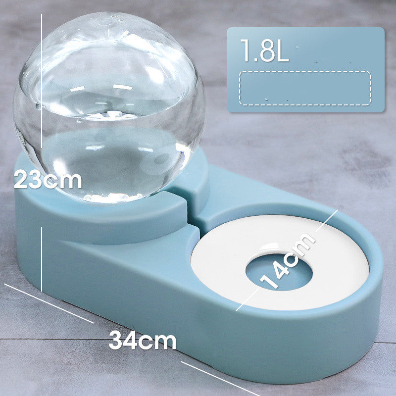 New Bubble Ball Pet Dog Bowls Fountain Cat Food Automatic Feeder