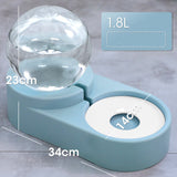 New Bubble Ball Pet Dog Bowls Fountain Cat Food Automatic Feeder