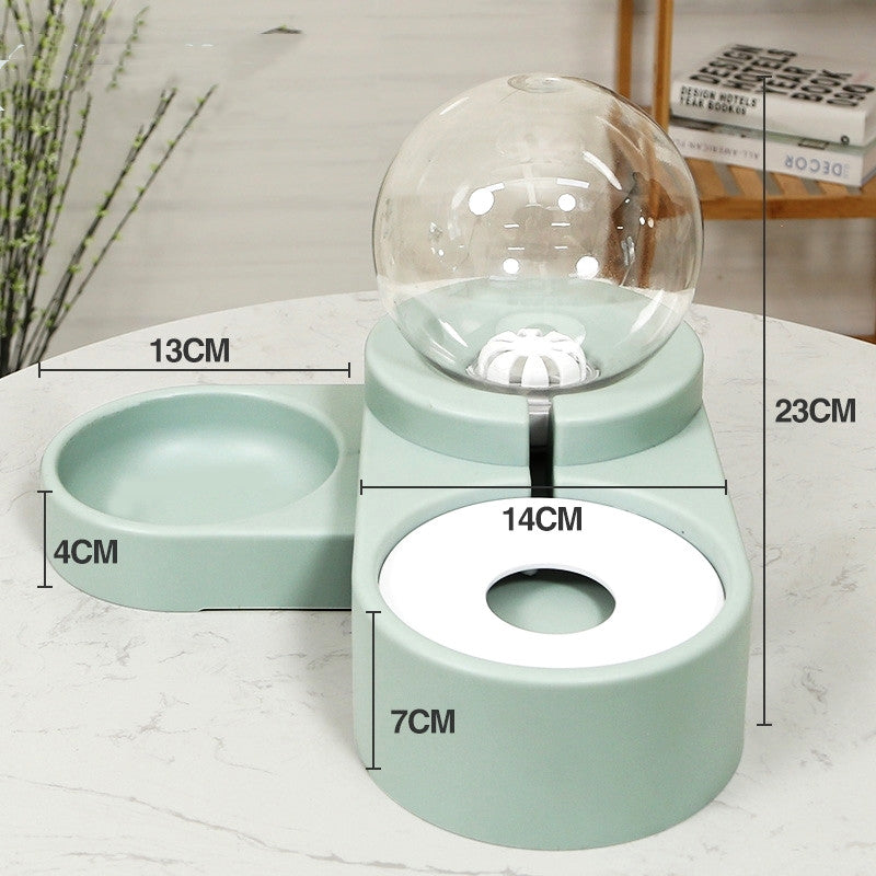 New Bubble Ball Pet Dog Bowls Fountain Cat Food Automatic Feeder
