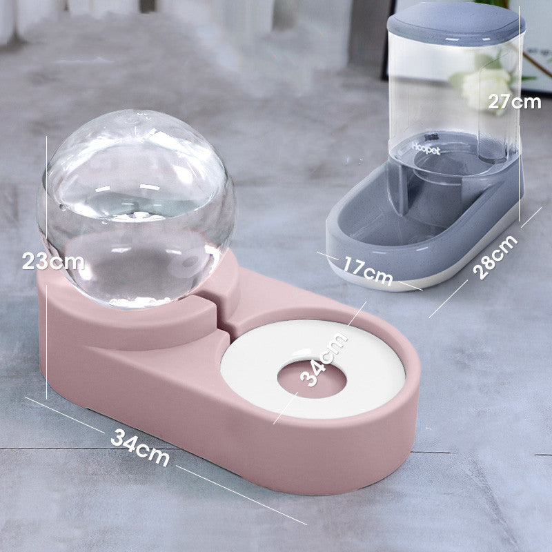 New Bubble Ball Pet Dog Bowls Fountain Cat Food Automatic Feeder