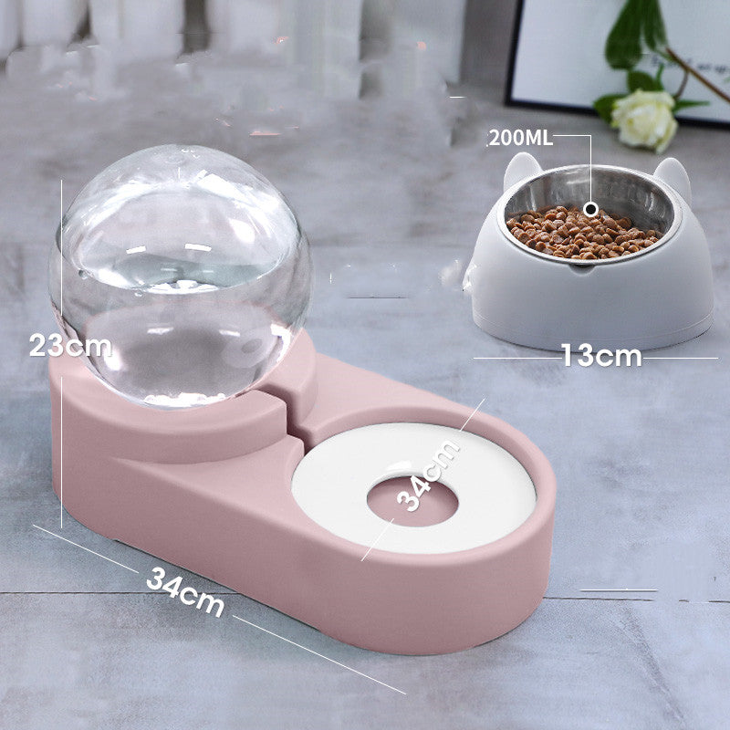New Bubble Ball Pet Dog Bowls Fountain Cat Food Automatic Feeder