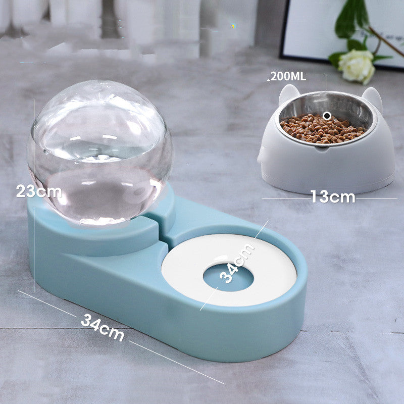 New Bubble Ball Pet Dog Bowls Fountain Cat Food Automatic Feeder