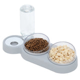 Pet Bowl Automatic Food Feeder Bowl With Water Fountain