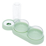 Pet Bowl Automatic Food Feeder Bowl With Water Fountain