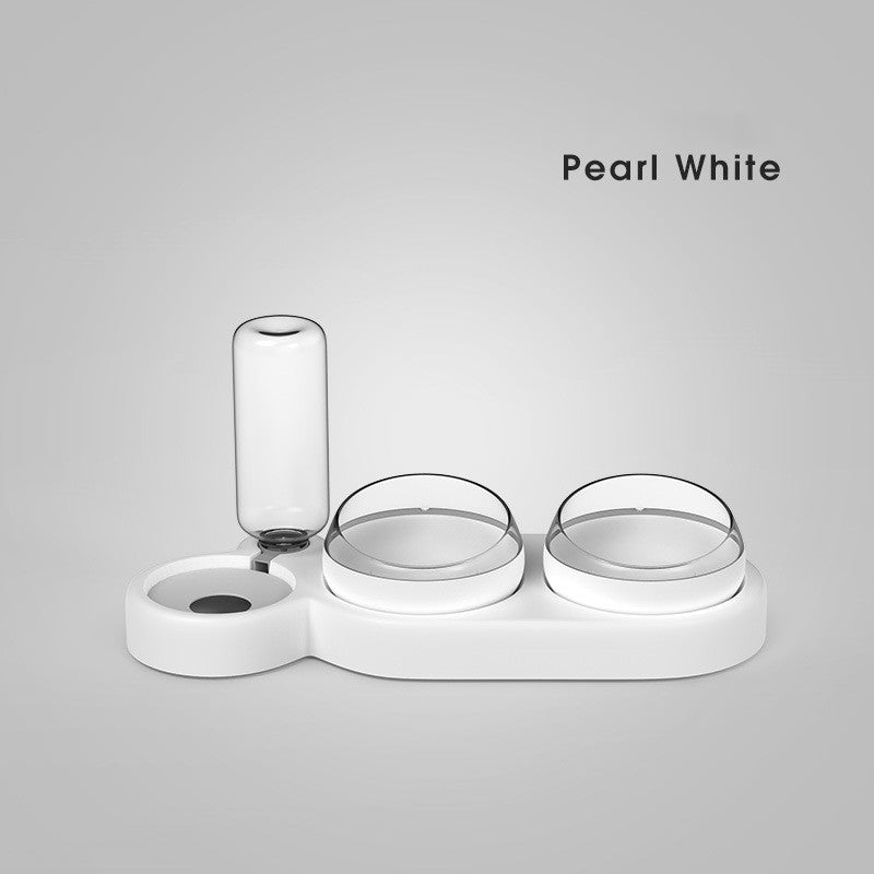 Pet Bowl Automatic Food Feeder Bowl With Water Fountain