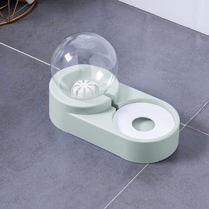 New Bubble Ball Pet Dog Bowls Fountain Cat Food Automatic Feeder