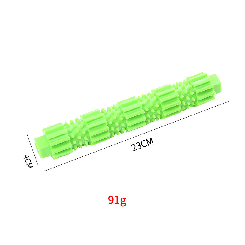 Pet Dog Chew Toy For Aggressive Chewers Treat Dispensing Rubber Teeth