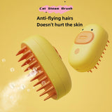 Cat Steam Brush Dog Steam Brush Silicone Steam Pet Brush For Dogs Cats
