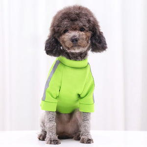 Tractionable Reflective Sweater Night Walking Dog Cat Pet Clothes