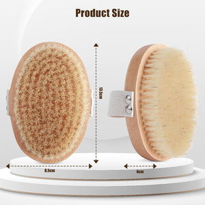 Soft Boar Bristle Pet Palm Brush For Short Haired Dogs And Cats