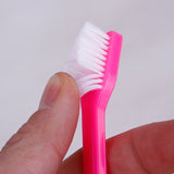 Double Head Toothbrush  Soft Pet Finger Toothbrush Set Pets Dogs Cats Teeth Care