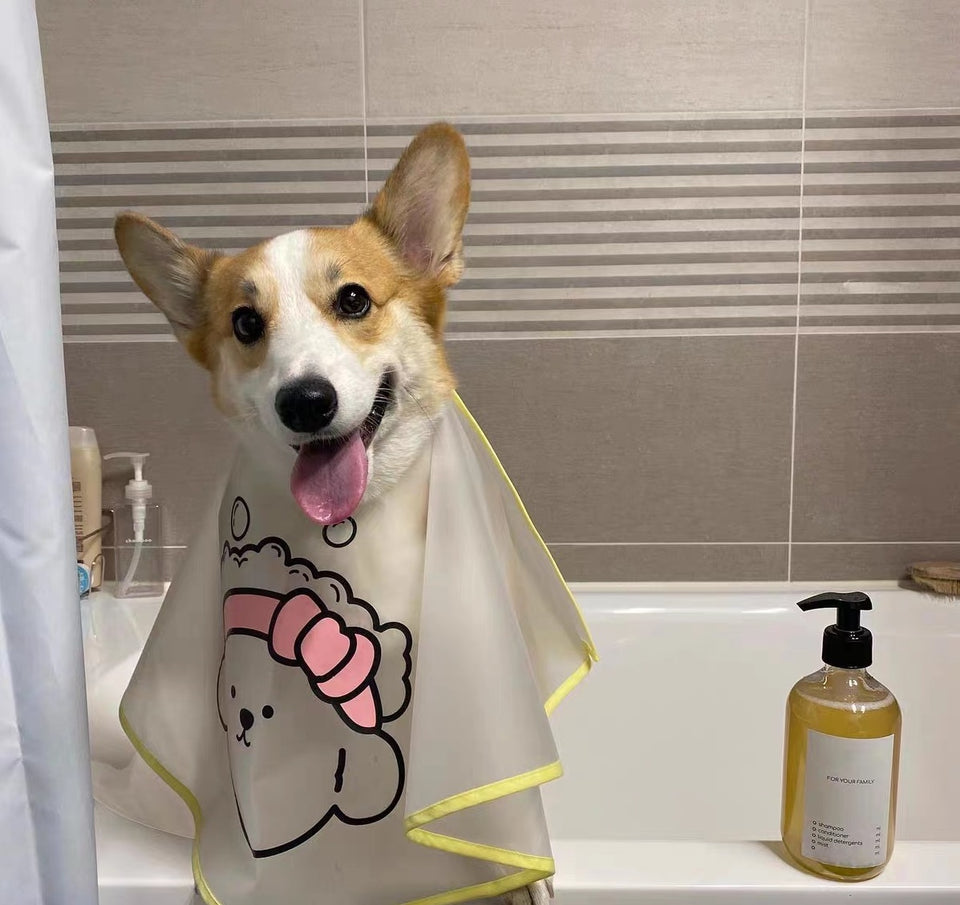 Pet Dog Cat Clean Tear Stains  Bucket Tarpaulin Cover Pet