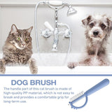 Cat Brush Self Cleaning Slicker Pets Grooming Tool With Cute Dinosaur Shape Double-sided