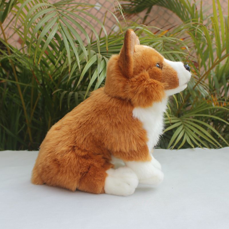 Simulated Corgi Dog Puppy Doll Plush Toy