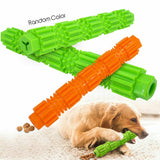 Pet Dog Chew Toy For Aggressive Chewers Treat Dispensing Rubber Teeth