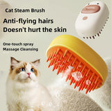 Cat Steam Brush Dog Steam Brush Silicone Steam Pet Brush For Dogs Cats
