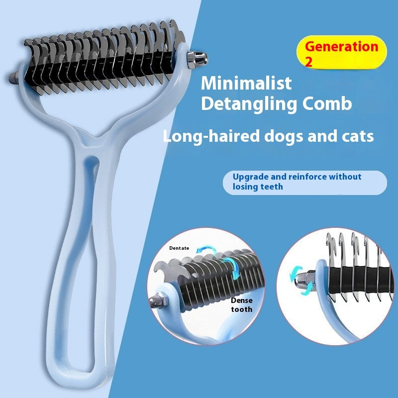 Pets Fur Knot Cutter Dog Grooming Shedding Tools Pet Cat Hair Removal