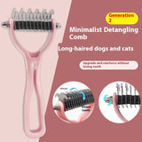 Pets Fur Knot Cutter Dog Grooming Shedding Tools Pet Cat Hair Removal
