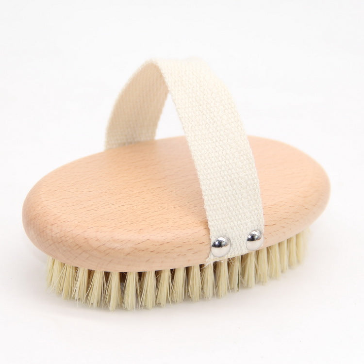 Soft Boar Bristle Pet Palm Brush For Short Haired Dogs And Cats