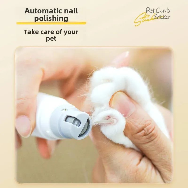 Rechargeable Two-In-One Pet Nail Trimmer Combs .