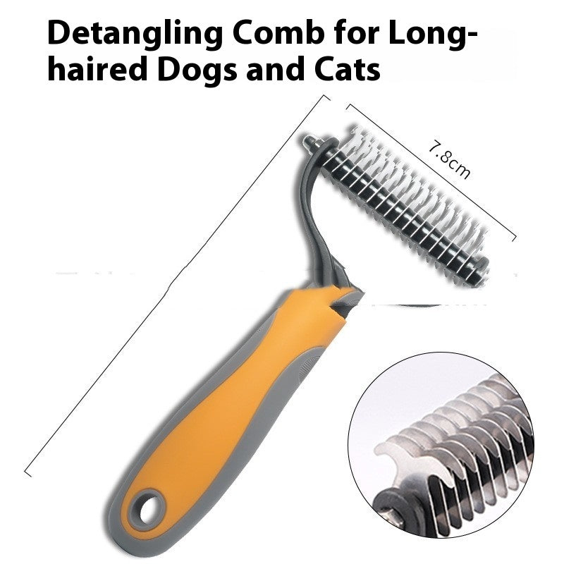 Pets Fur Knot Cutter Dog Grooming Shedding Tools Pet Cat Hair Removal