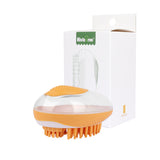 Dog Cat Bath Brush 2-in-1 Pet SPA Massage Comb Soft Silicone Pets Shower.