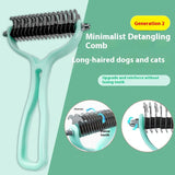 Pets Fur Knot Cutter Dog Grooming Shedding Tools Pet Cat Hair Removal