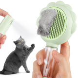 Spray Cat Brushes For Indoor Cats With Release Button Cat Brush