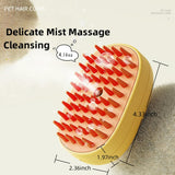 Cat Steam Brush Dog Steam Brush Silicone Steam Pet Brush For Dogs Cats