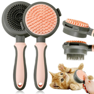 2 In 1 Double Side Cat Brushes For Indoor Cats Shedding