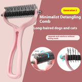 Pets Fur Knot Cutter Dog Grooming Shedding Tools Pet Cat Hair Removal