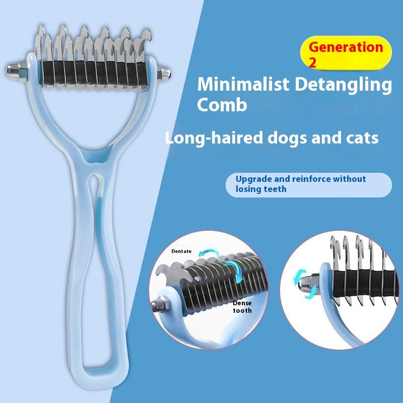 Pets Fur Knot Cutter Dog Grooming Shedding Tools Pet Cat Hair Removal