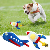 Dog Knot Plush Toy Cartoon Cotton Rope Pet Interactive Toy Cleaning Teeth Chew Toy