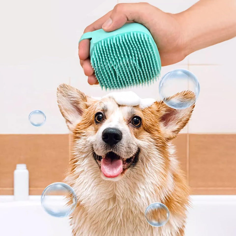7pcs Pet Grooming Kit, Self-Cleaning Brush Shedding Kit With Nail Clipper.