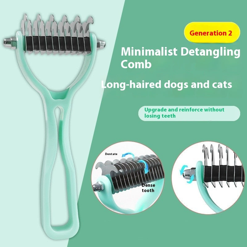 Pets Fur Knot Cutter Dog Grooming Shedding Tools Pet Cat Hair Removal