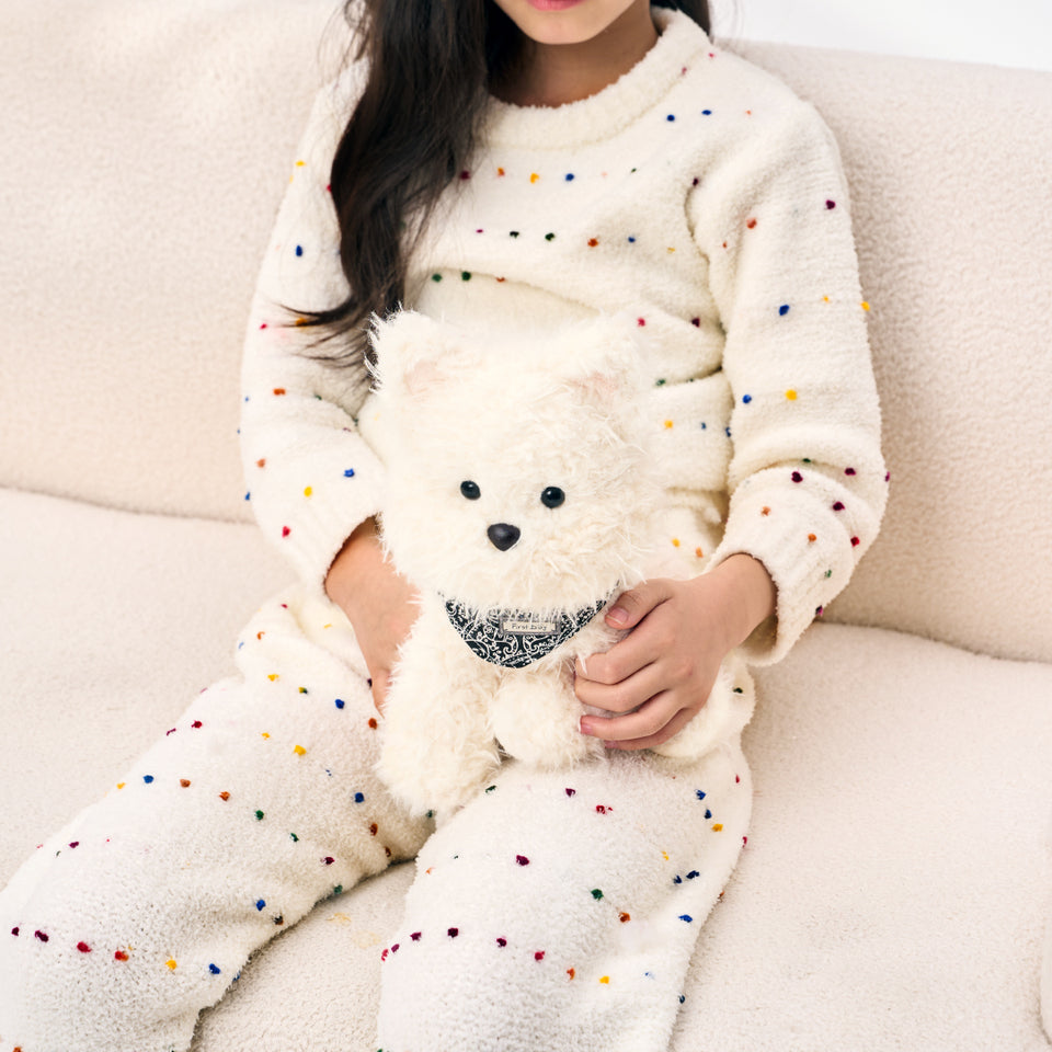 West Highland Puppy Dog Doll Plush Toy Birthday Gift