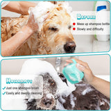 7pcs Pet Grooming Kit, Self-Cleaning Brush Shedding Kit With Nail Clipper.