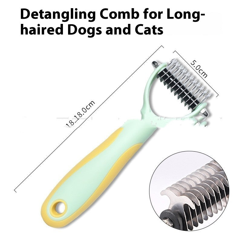 Pets Fur Knot Cutter Dog Grooming Shedding Tools Pet Cat Hair Removal
