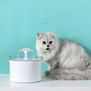 Pet Dog Cat Water Fountain Electric Automatic Water Feeder Dispenser Container