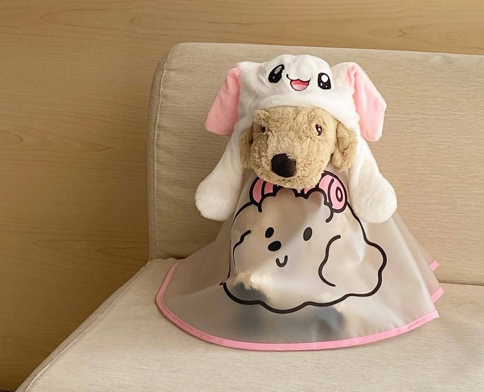 Pet Dog Cat Clean Tear Stains  Bucket Tarpaulin Cover Pet