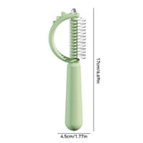 Cat Brush Self Cleaning Slicker Pets Grooming Tool With Cute Dinosaur Shape Double-sided